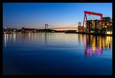 Eriksberg by night