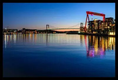 Eriksberg by night