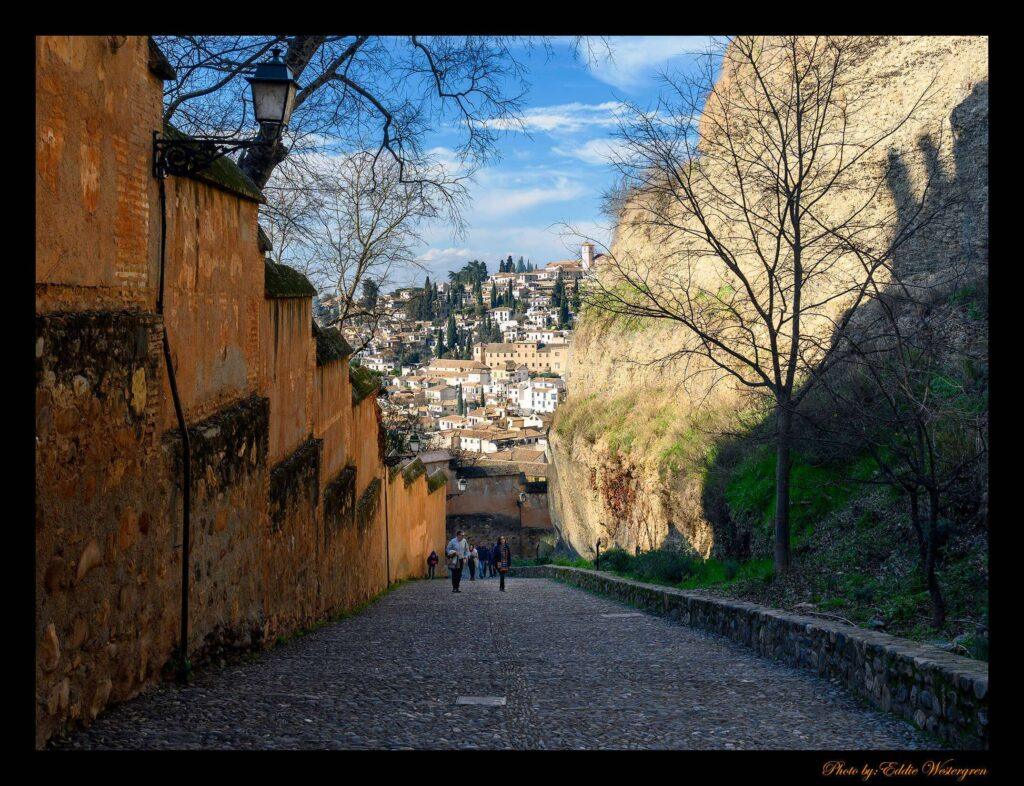 alhambra in granada photo