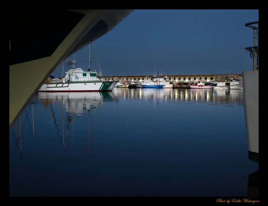 Harbour in Roquetas de mar