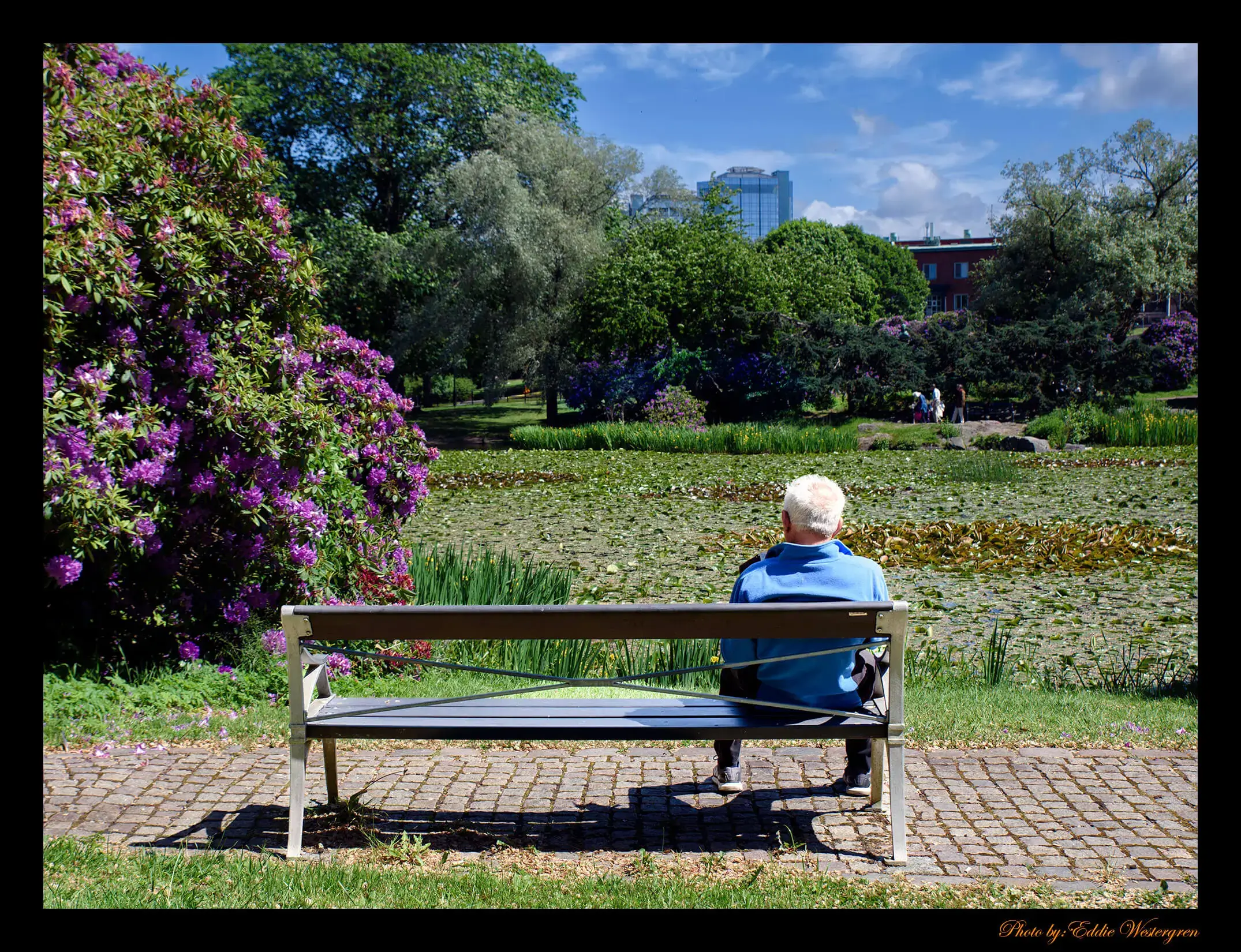 Resting man