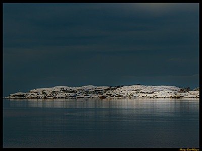 Björlanda kile with snow