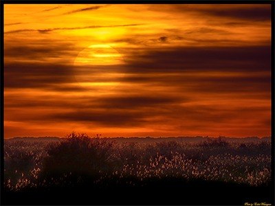 Sunset in Roquetas de mar