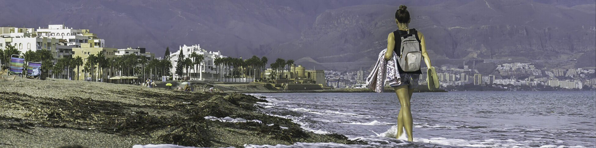 Walk on beach